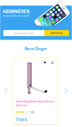 Unser Projekt Gestalten mobile Version ein Foto