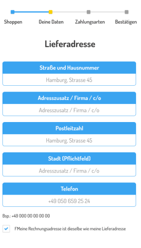 Unser Projekt Gestalten mobile Version ein Foto